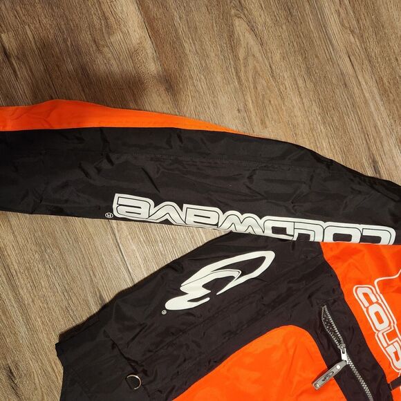 Coldwave Snowmobile Jacket  SX Racing Shell Orange/Black/White -Large - Picture 3 of 7
